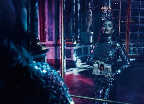 Rihanna luce muy glamurosa para la campaña de 'Secret Garden' de Dior