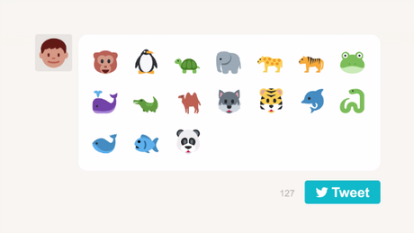 WWF quiere que tuiteemos emojis de animales en peligro de extinción para ayudarles