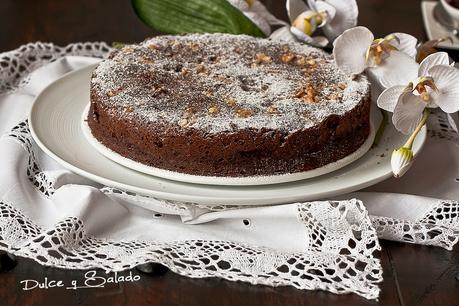 Brownie de Chocolate y Nueces en Microondas Brownie de Chocolate y Nueces en Microondas