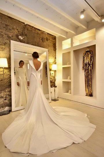 4 tipos de cola en el vestido de novia 4 tipos de cola en el vestido de novia