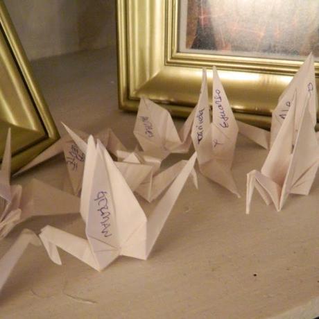 Ambientar una boda con origami. Ambientar una boda con origami.