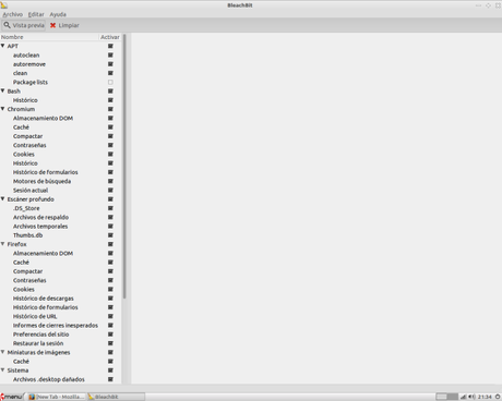 como instalar bleachbit 1.4 en ubuntu 12.04 y 14.04 bleachbit