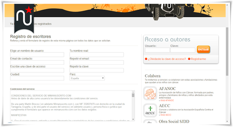 NUEVA WEB PARA AUTORES PRIMERIZOS NUEVA WEB PARA AUTORES PRIMERIZOS