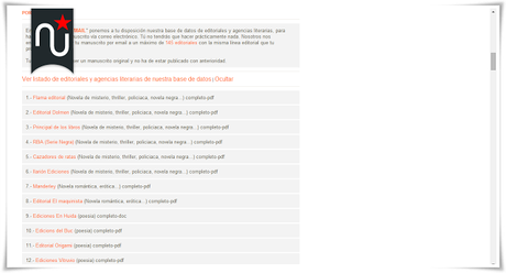 NUEVA WEB PARA AUTORES PRIMERIZOS NUEVA WEB PARA AUTORES PRIMERIZOS