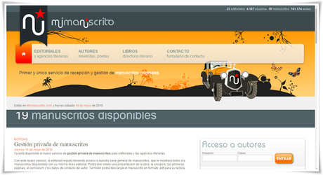 NUEVA WEB PARA AUTORES PRIMERIZOS NUEVA WEB PARA AUTORES PRIMERIZOS