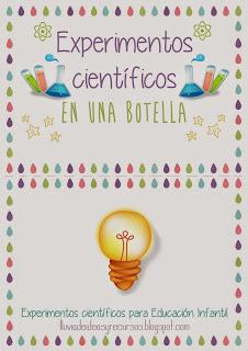 Descargables: Experimentos científicos en una botella III para Educación Infantil