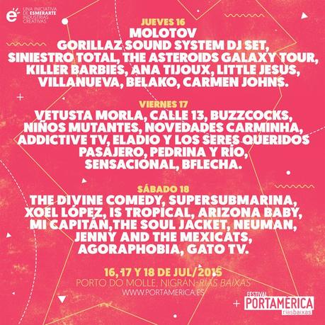 PortAmérica libera el Lineup al completo con las últimas incorporaciones de Vetusta Morla y Gorillaz Sound System DJ Set