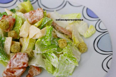 ENSALADA CÉSAR CON PAVO A LA PLANCHA ensaladacesar3