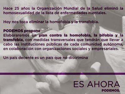 En el país menos homófobo también es bueno celebrar el día internacional contra la homo y transfobia.