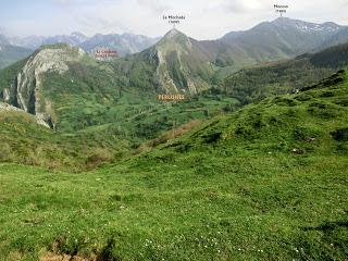 Las Viñas-Pando-Alto el Vildéu-Corés-Perlunes-Gúa-Pola de Somiedo