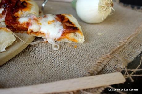 Pizza con Pollo Tikka Masala Pizza con Pollo Tikka Masala