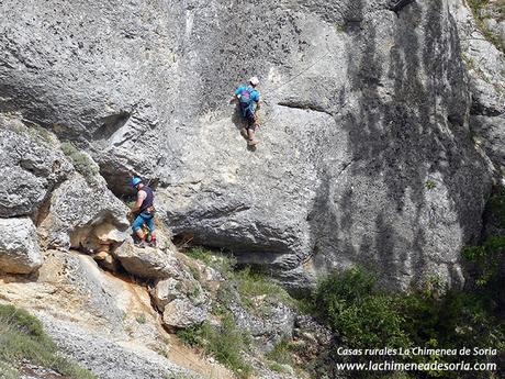 Excursión organizada a la vía ferrata de la Pasarela de Espeja via ferrata la pasarela de espeja 5