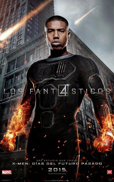 LOS 4 FANTÁSTICOS se lucen en estos posters individuales para Latinoamerica del film LOS 4 FANTÁSTICOS se lucen en estos posters individuales para Latinoamerica del film