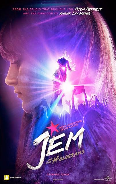 JEM AND THE HOLOGRAMS lanza su primer póster promocional