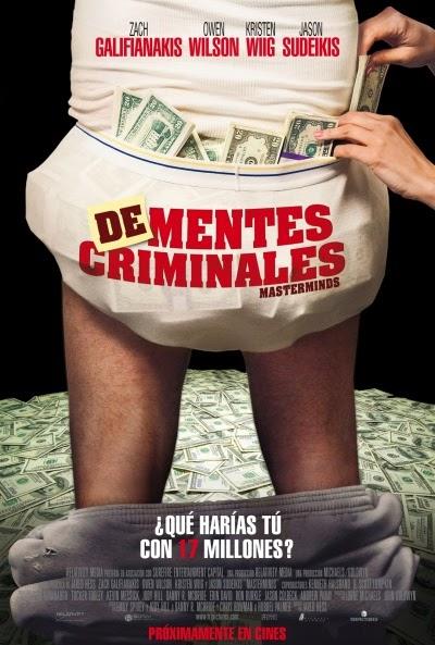 TEASER TRÁILER EN ESPAÑOL DE “DE-MENTES CRIMINALES (MASTERMINDS)” TEASER TRÁILER EN ESPAÑOL DE “DE-MENTES CRIMINALES (MASTERMINDS)”