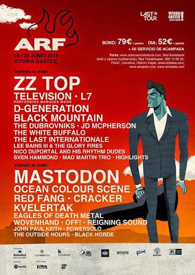Ocean Colour Scene y The Last Internationale completan el Azkena Rock Festival 2015