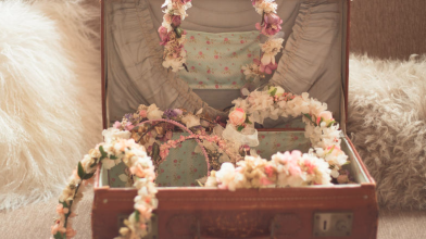 colores-de-boda-corona-flores-novias-boho-sweetboheme Tendencia 2015: coronas de flores. SweetBohème
