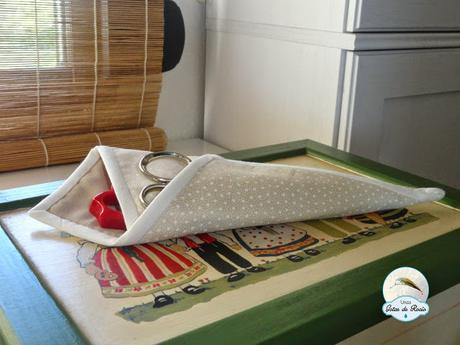 Funda para las tijeras. Funda para las tijeras.