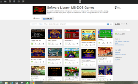 Cómo volver a disfrutar de los juegos MS-DOS msdos games1