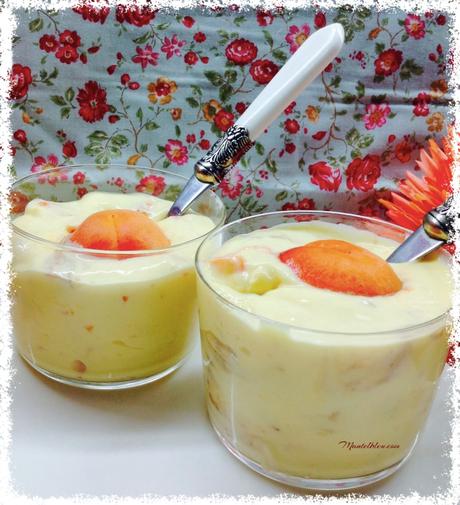 Crema de queso con albaricoque Crema de queso con albaricoque