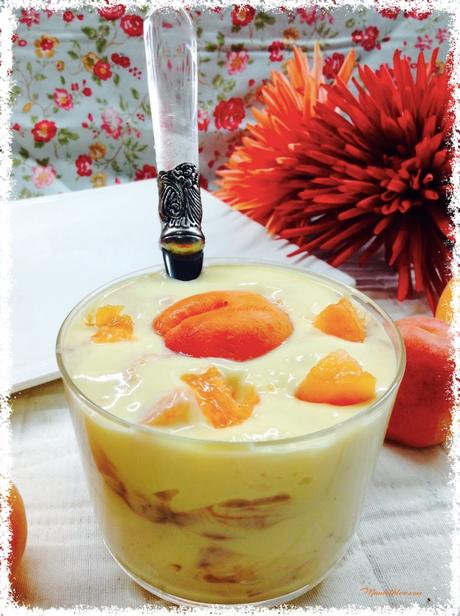 Crema de queso con albaricoque Crema de queso con albaricoque