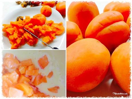 Crema de queso con albaricoque Crema de queso con albaricoque