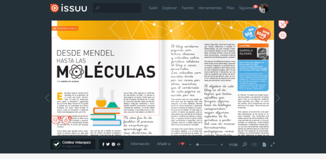 Desde Mendel hasta las moléculas en la revista Aprender para educar con Tecnología ISSUU Revista Aprender para Educ No 11