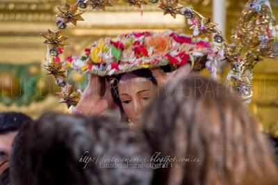 Galería fotográfica del Devoto Besamanos de la Divina Pastora y traslado al camarín en Solemne Procesión Claustral