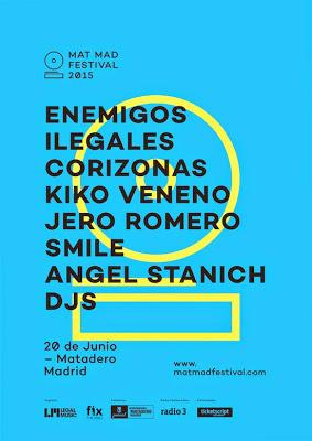 Nuevo festival en Madrid con Los Enemigos, Ilegales, Corizonas, Kiko Veneno, Jero Romero, Ángel Stanich, Smile...