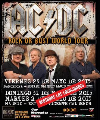 Nuevas entradas (oficiales) a la venta para AC/DC en Madrid y Barcelona Nuevas entradas (oficiales) a la venta para AC/DC en Madrid y Barcelona