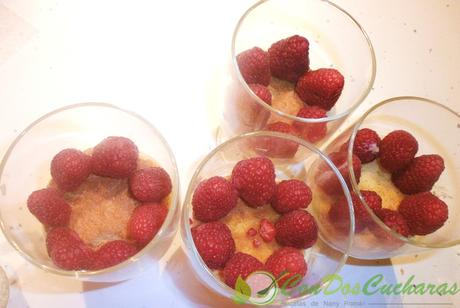 Copa de frambuesas, crema y yogur griego OLYMPUS DIGITAL CAMERA