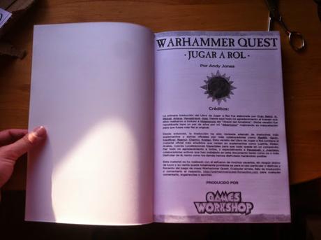 Warhammer Quest,el juego de rol