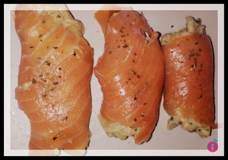 IKAINVENTOS: Rollitos de Salmón con Setas IKAINVENTOS: Rollitos de Salmón con Setas