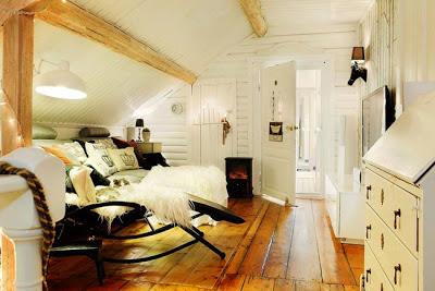 Casa de madera en Escandinavia