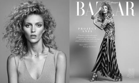 Anja Rubik portada de Harper's Bazaar