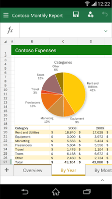 Versiones de Word, Excel y PowerPoint para Android