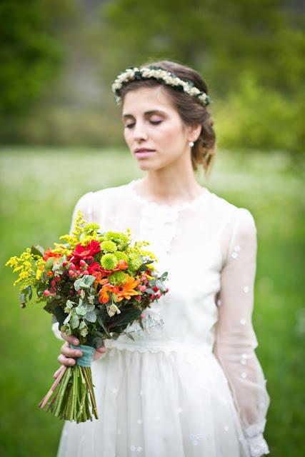 Novia de campo, yellow bells