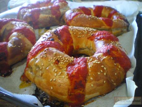 Beyti kebab (Horneado terminado) Beyti kebab (Horneado terminado)