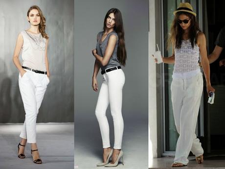 El Pantalón blanco, que no falte en tu armario El Pantalón blanco, que no falte en tu armario