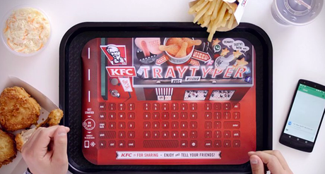 KFC sorprende a todos con su Tray Typer