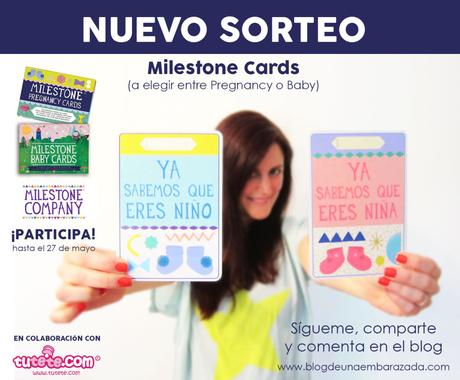 ¿Niño o niña? Anúncialo con las Milestone Cards – Sorteo