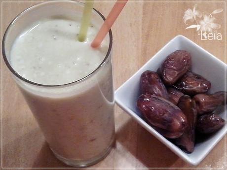 Batido de aguacate y datiles Batido de aguacate y datiles