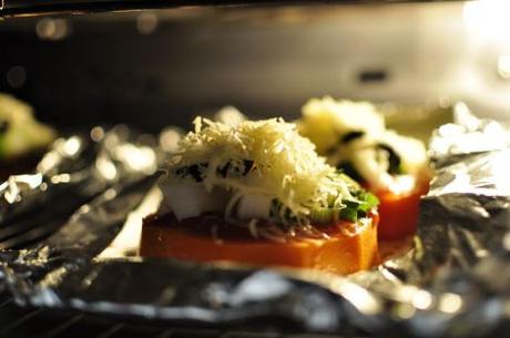 Pizzetas de calabaza. (#ColorYSabor) pizzetas-de-calabaza-