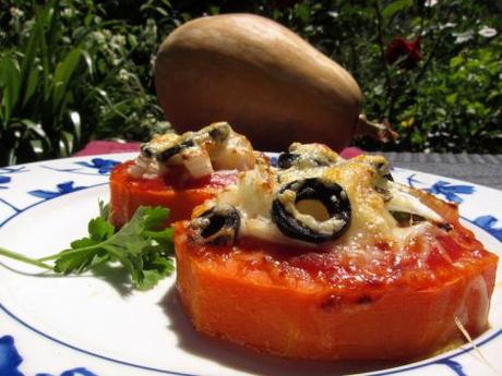 Pizzetas de calabaza. (#ColorYSabor) pizzetas-de-calabaza-