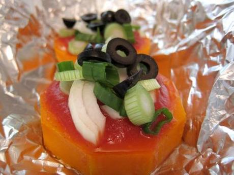 Pizzetas de calabaza. (#ColorYSabor) pizzetas-de-calabaza-