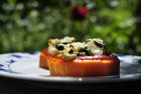 Pizzetas de calabaza. (#ColorYSabor) pizzetas-de-calabaza-