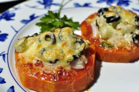 Pizzetas de calabaza. (#ColorYSabor) pizzetas-de-calabaza-