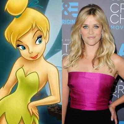 Reese Witherspoon la nueva Campanilla de Disney