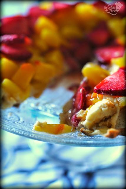 Tartaleta de mango y fresas tererecetas 04