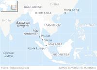'La Marina tailandesa nos empujó de vuelta al mar y amenazó con dispararnos'
